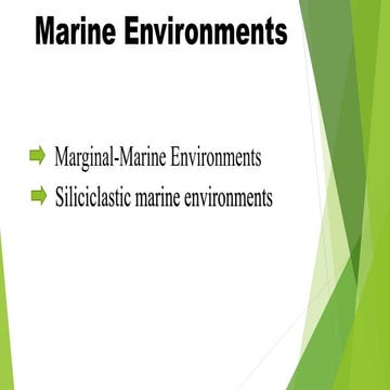part marine environment.pptx only marginal marine environmrnts
