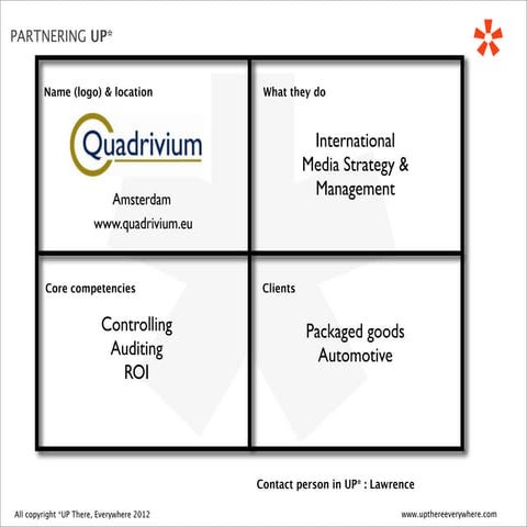 *UP There Everywher Partner agencies