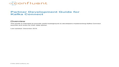 Partner Development Guide for Kafka Connect