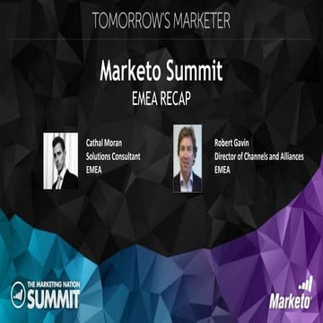 Marketing Nation Summit - Marketo 