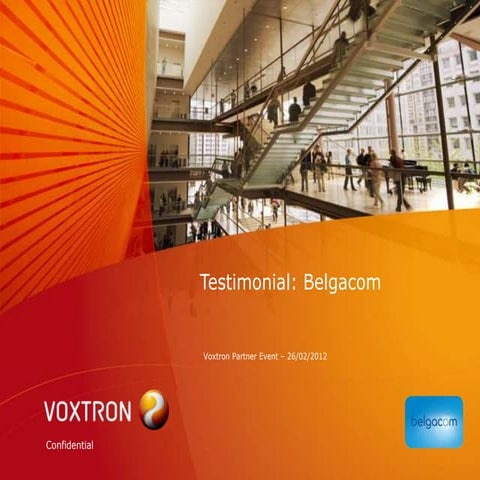 Belgacom = trotse partner van Voxtron