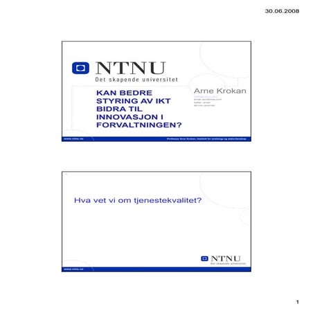 Endring av offentlig sektor