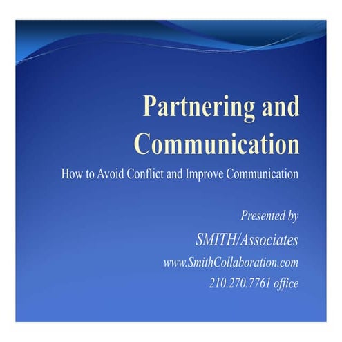 Partnering and Communication