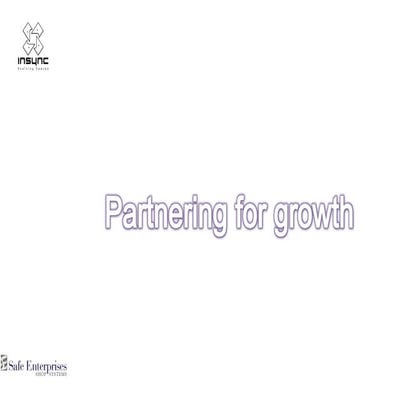 Partnering For Growth.