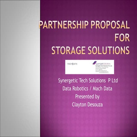 Partner reseller proposal ppt