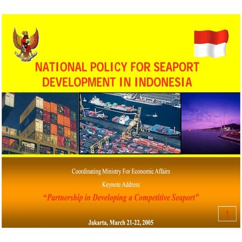 Partnership in Developing a Competitive Seaport