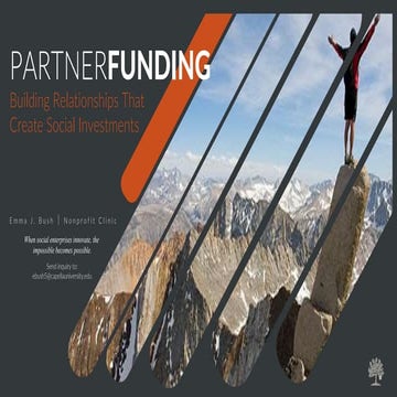 PartnerFunding: Building Social Enterprise Relationships