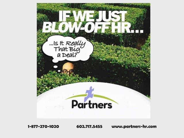 Partners Hr Service Offering