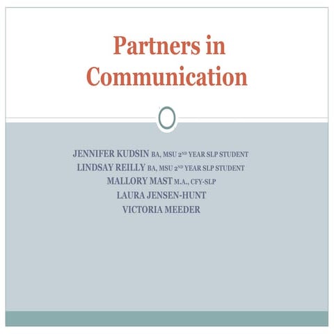 Partners In Communication