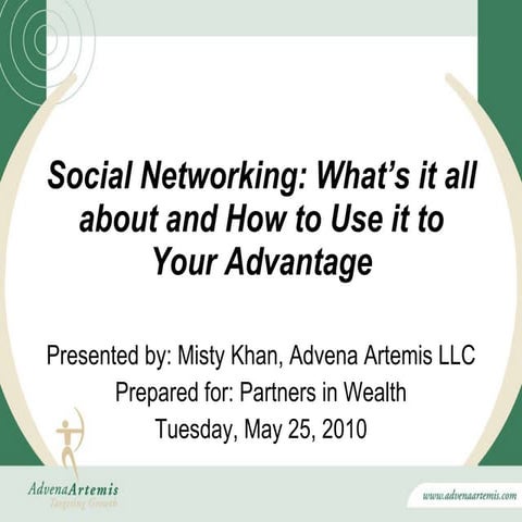 Partners in wealth presentation 052510 with links