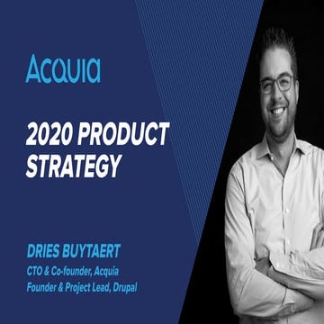 An Hour with Dries: Product and Strategy Updates Exclusively for Partners
