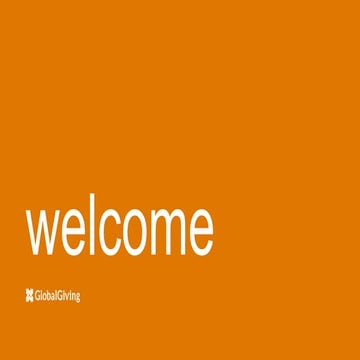 Lusaka GlobalGiving Partner Workshop