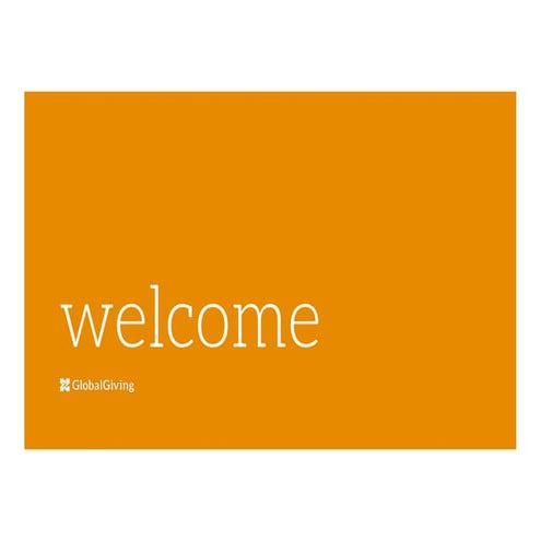 GlobalGiving workshop Lilongwe 2016