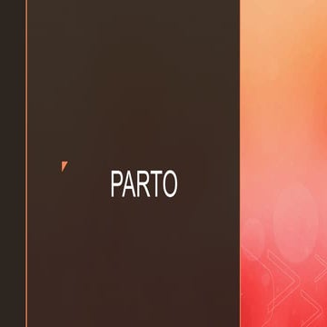 fisiologia del parto