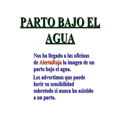 Partobajoelagua