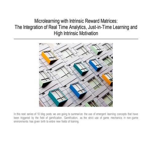 Emerging Learning and Development Models: Part One