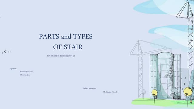 Parts and Types of Staircase.pptx