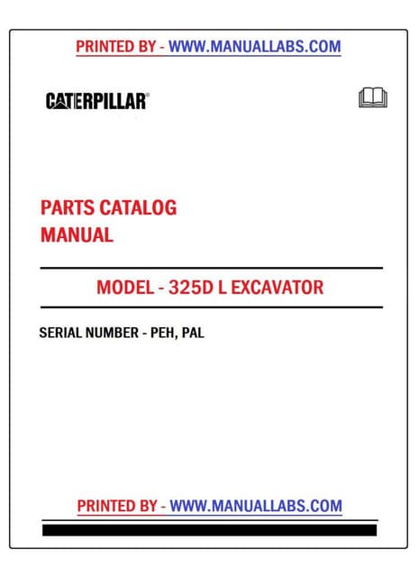 325B CATERPILLAR EXCAVATOR PARTS CATALOG MANUAL 8GM | PDF