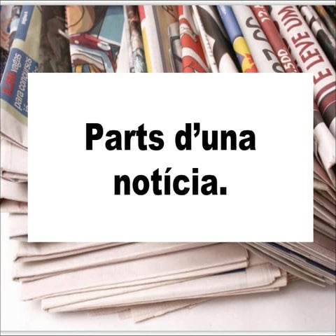 Parts d’una notíciabo