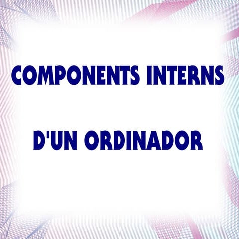 Parts d'un ordinador