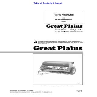 Great plains parts manual 1300 f en...