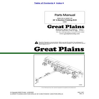 Great plains parts manual 3 s 3000f...