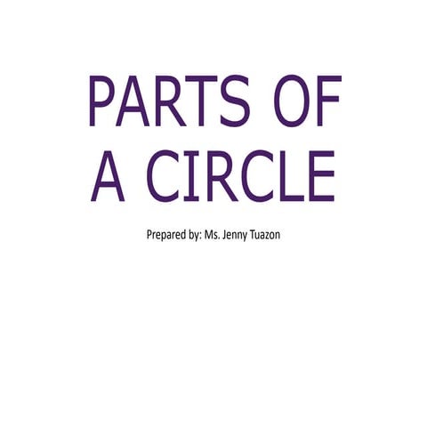 Parts of a circle