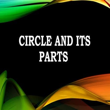 PARTS OF A CIRCLE. grade 10 mathematicss