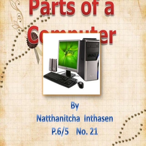 Parts of a computer (power point) | PPT