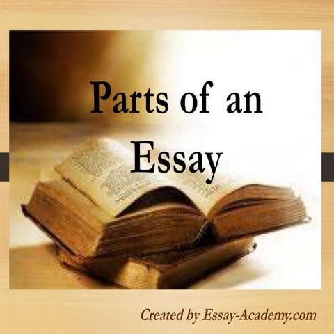 Parts of an essay