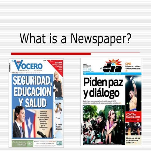 Parts of a_newspaper