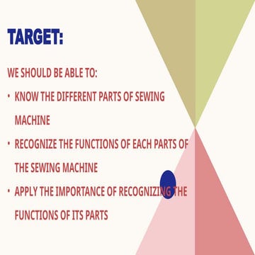 Comprehensive Guide to Sewing Machine Parts and Their Functions | PPTX
