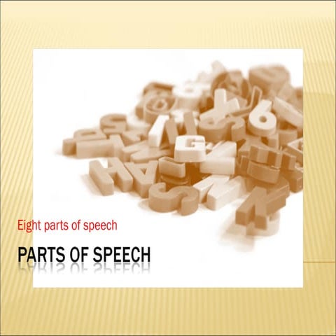 Parts of speech
