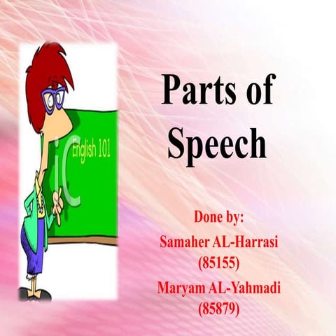 Parts of speech