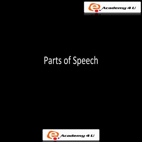 Parts of speech
