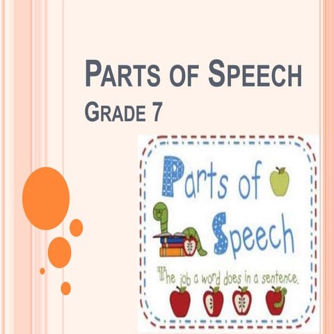 Parts of speech