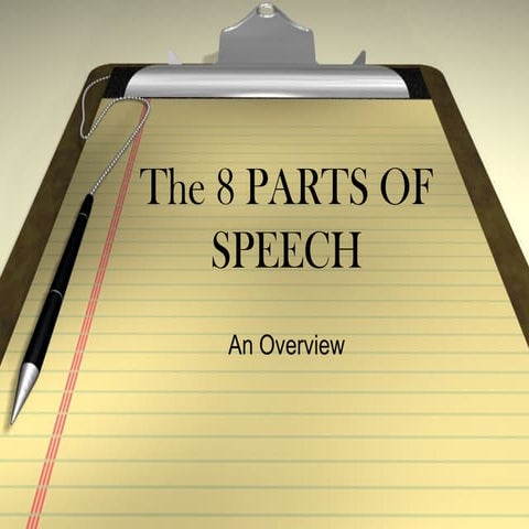 Parts of speech
