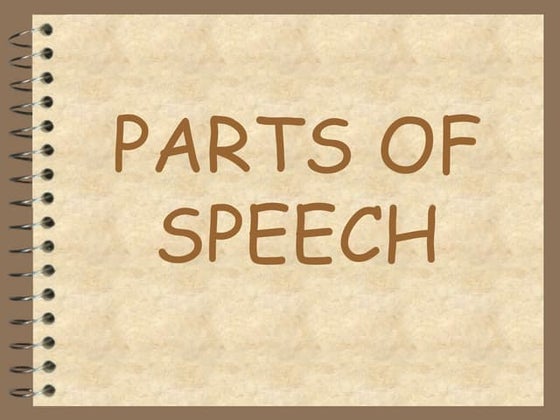 Parts of Speech DOC Parts of Speech DOC