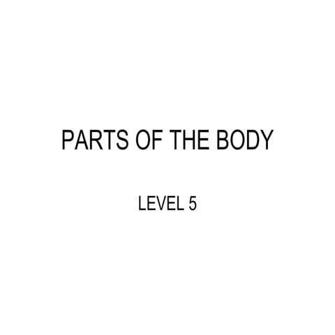 Parts of the body