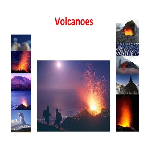 Parts of volcano