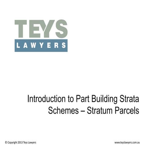 Part Strata Part Stratum | PPTX