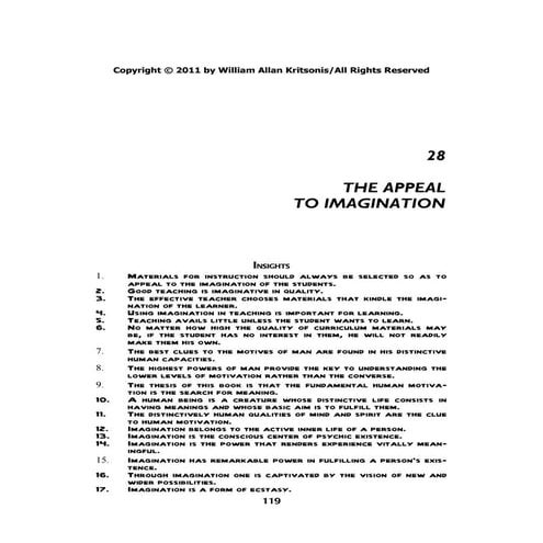 Chapter 28 The Appeal of Imagination from WAYS OF KNOWING THROUGH THE REALMS ...