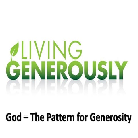 The Biblical Principles Of Giving | PPT