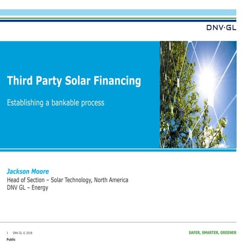 Third Party Solar Financing