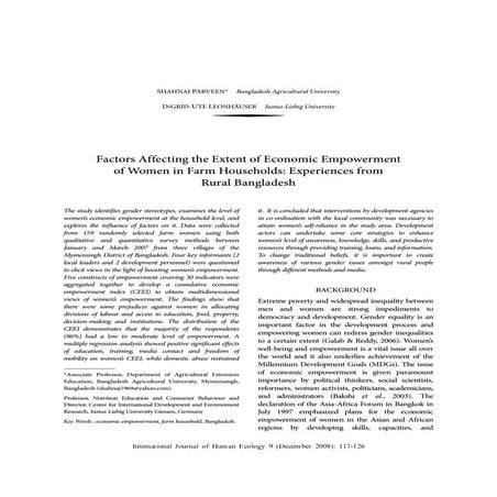 Parveen2008 econ empower