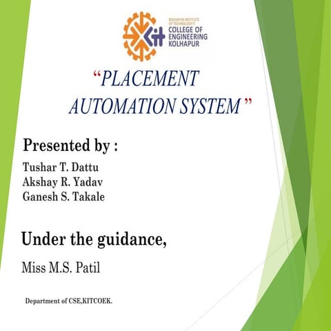Placement Automation System