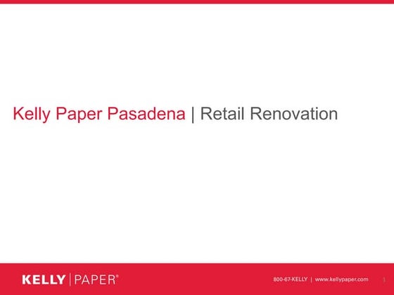 Kelly Paper Burbank Store Relocation | PDF