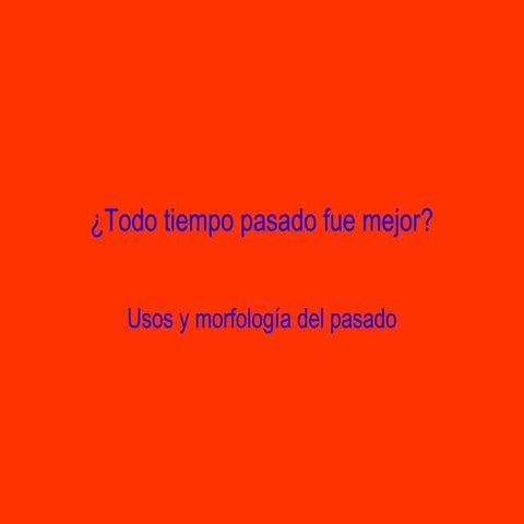 Pasados