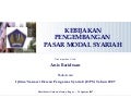 Kebijakan Pengembangan Pasar Modal