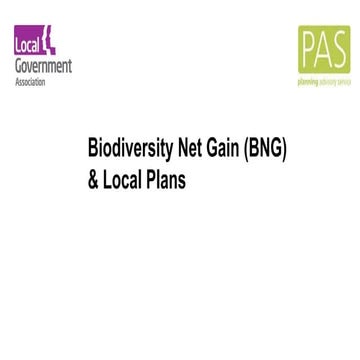 PAS BNG in Local Plans slides June 2023